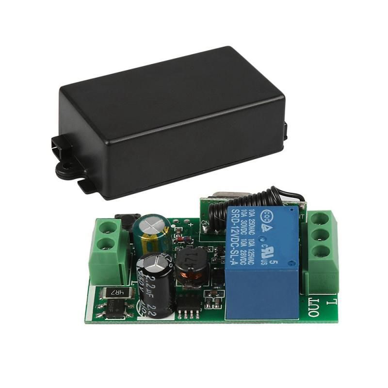 433Mhz Receiver Module - Universal 433 MHz AC 220V 1ช่องรีโมทคอนโทรลไร้สายรีเลย์ตัวรับสัญญาณรีเลย์433
