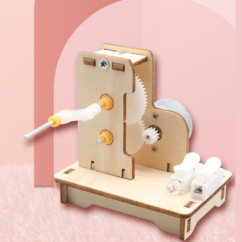 Diy Automation Projects - DIY Mini Hand Generator DIY การทดลองวิทยาศาสตร์ชุดการศึกษาของเล่นสําหรับเด็กของขวัญของเล่นโครงการ
