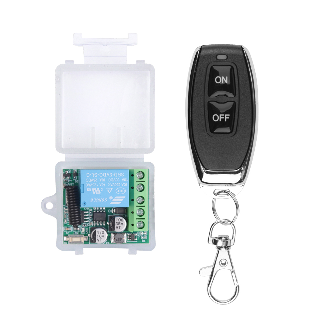 Smart Home Automation Diy - DC 12V 433Mhz RF รีโมทคอนโทรลไร้สายรีเลย์ 1CH