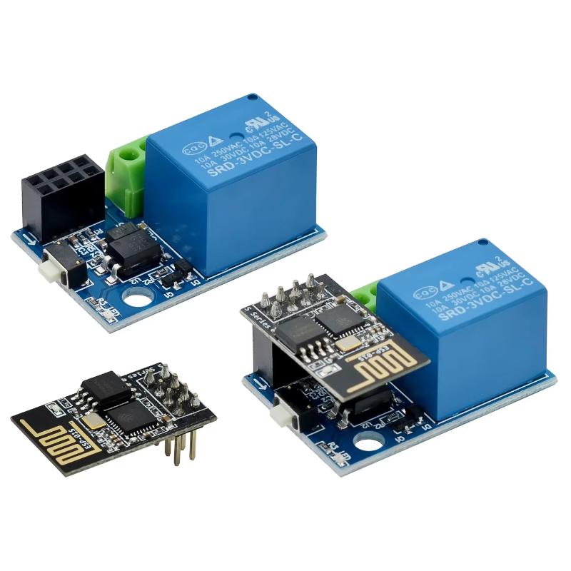 Home Automation Diy Projects - ESP8266 ESP‑01S โมดูลรีเลย์ Wifi 5V บอร์ดสวิตช์ไร้สายสำหรับบ้านอัจฉริยะ