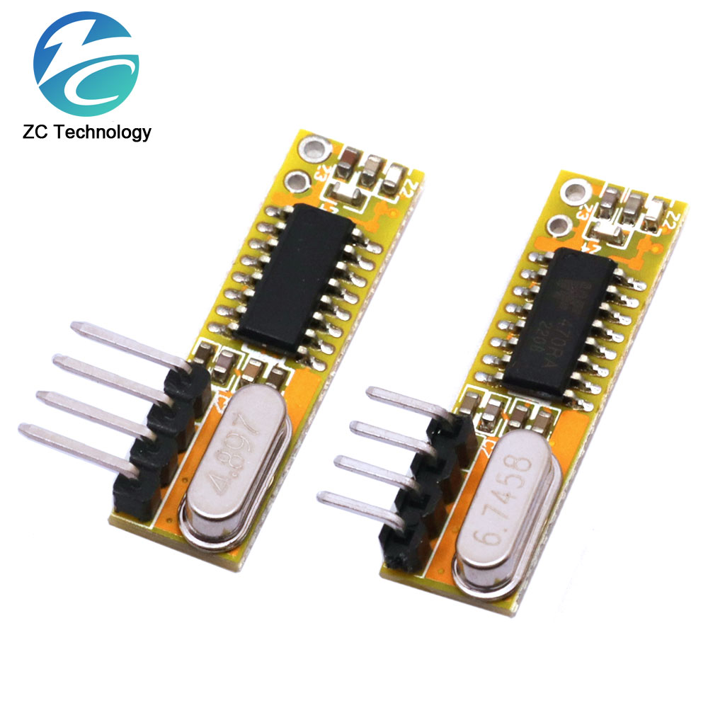 433Mhz Receiver Module - RXB12ความไวสูง Superheterodyne โมดูลโมดูลตัวรับสัญญาณไร้สายขนาดเล็กขนาด315Mhz/433Mhz