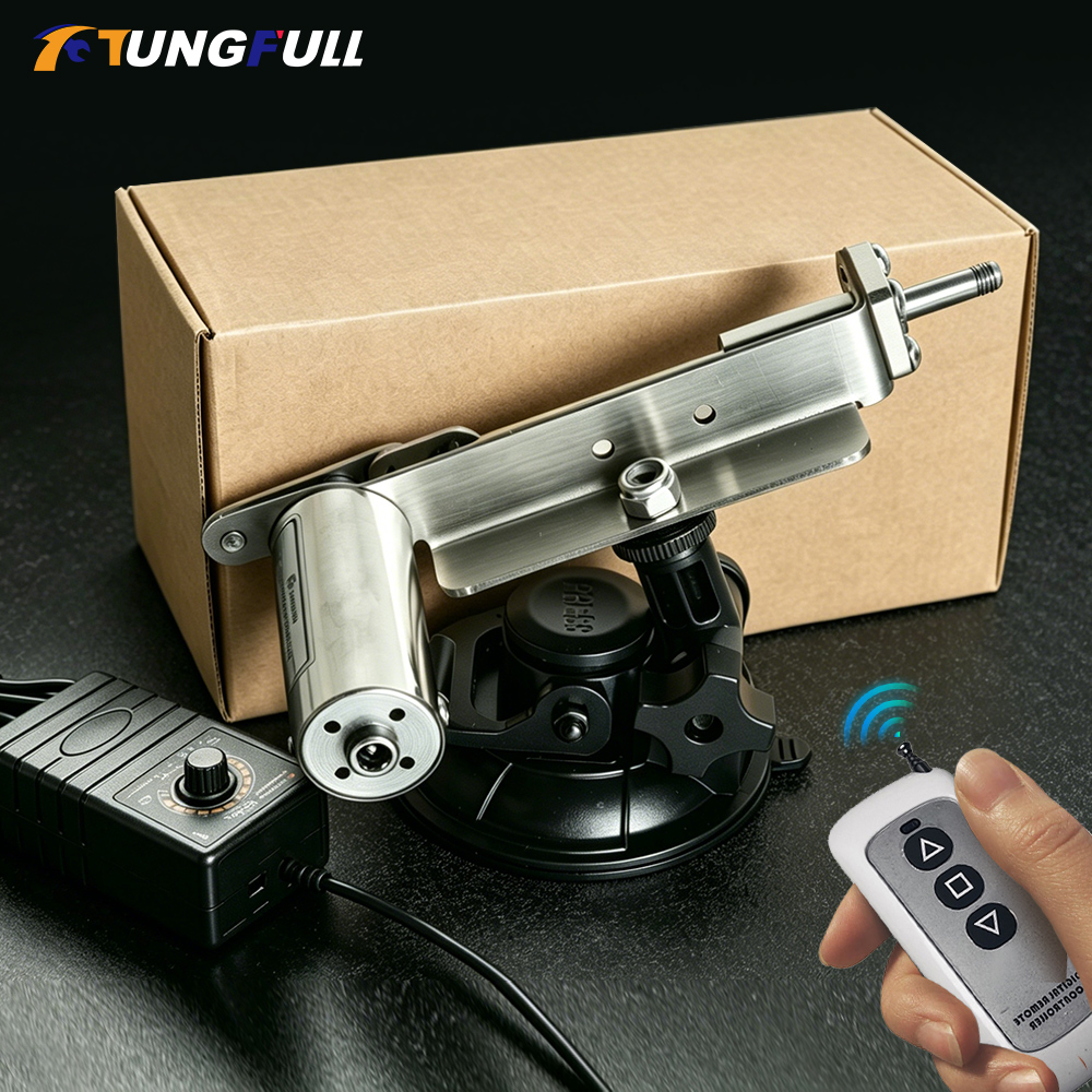 Home Automation Diy - มอเตอร์กระตุ้นแบบเชิงเส้นขนาดเล็ก TUNGFULL 24V พร้อมรีโมทคอนโทรล ควบคุมการเคลื่อนที่แบบกลับไปกลับมา ระยะชัก