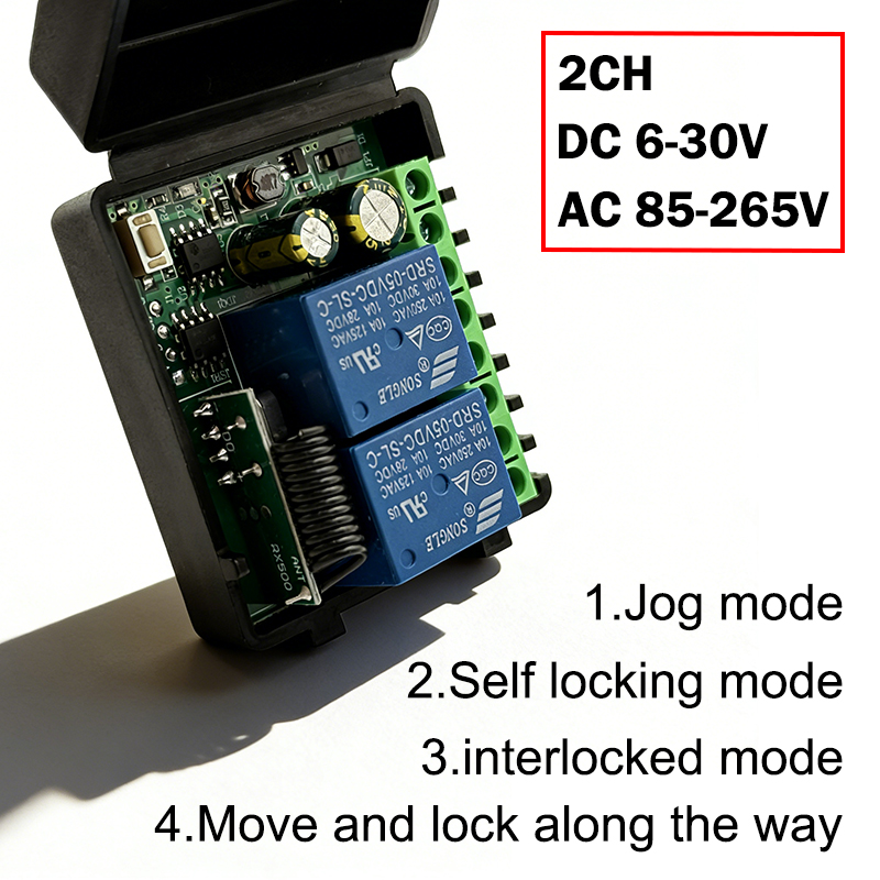 โมดูลรีเลย์รับสัญญาณ 10A 433MH - 433Mhz Receiver Module บทวิจารณ์และราคา