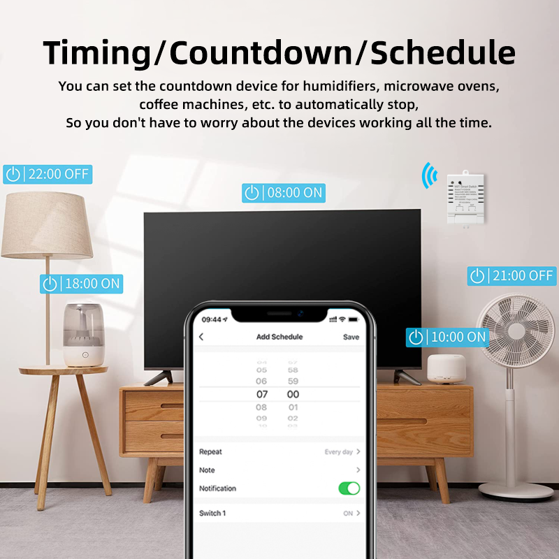 30A Tuya สวิตช์อัจฉริยะ Wifi ไ - Home Automation Diy บทวิจารณ์และราคา