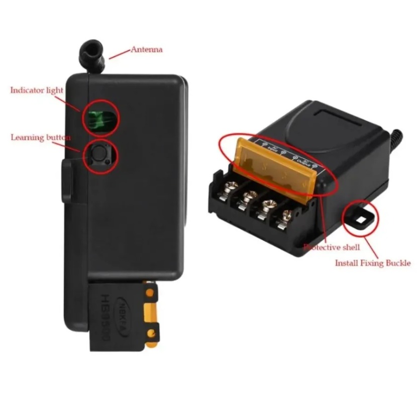 รีโมทไร้สาย 433MHz DC12V-72V 3 - Shelly Relay Module บทวิจารณ์และราคา