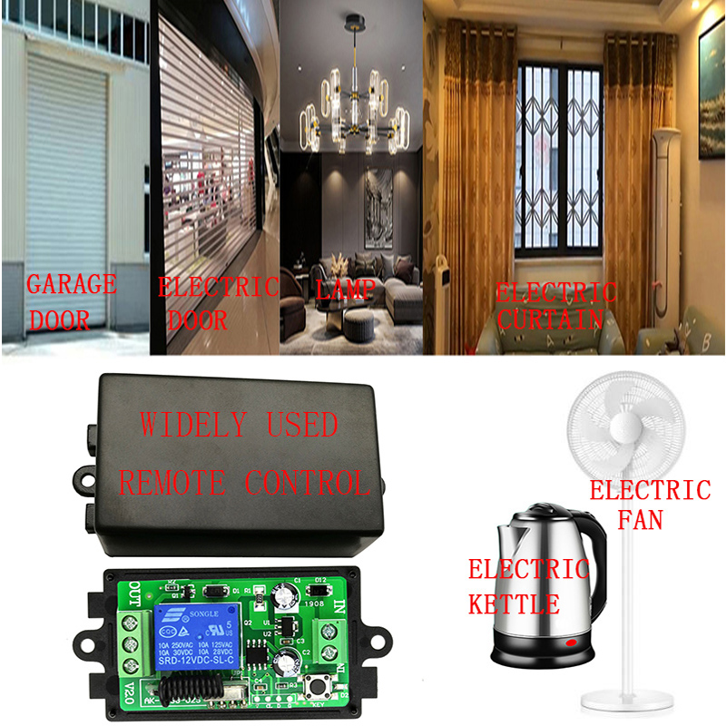 รีเลย์สวิตช์ควบคุมระยะไกลแบบไร - Home Automation Diy บทวิจารณ์และราคา