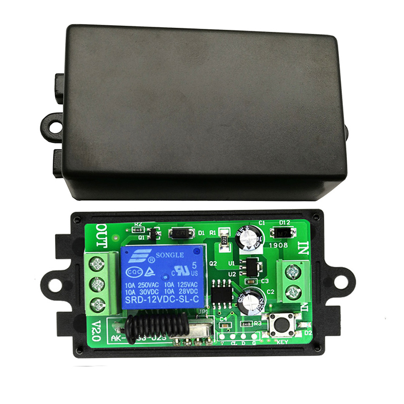 รีเลย์สวิตช์ควบคุมระยะไกลแบบไร - Home Automation Diy บทวิจารณ์และราคา