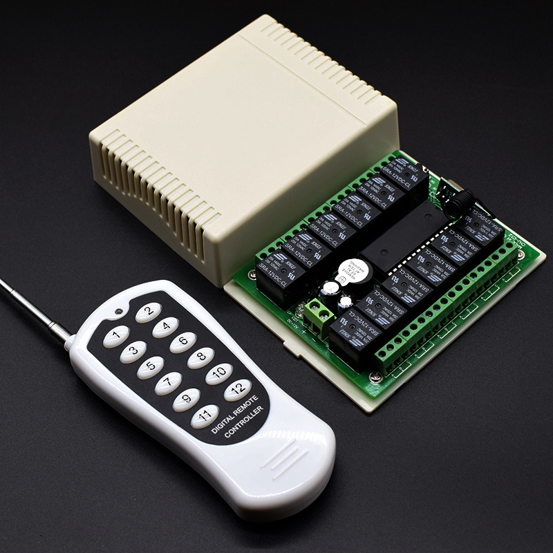 24V และ12V DC 12ช่องรีเลย์ Rel - Shelly Relay Module บทวิจารณ์และราคา