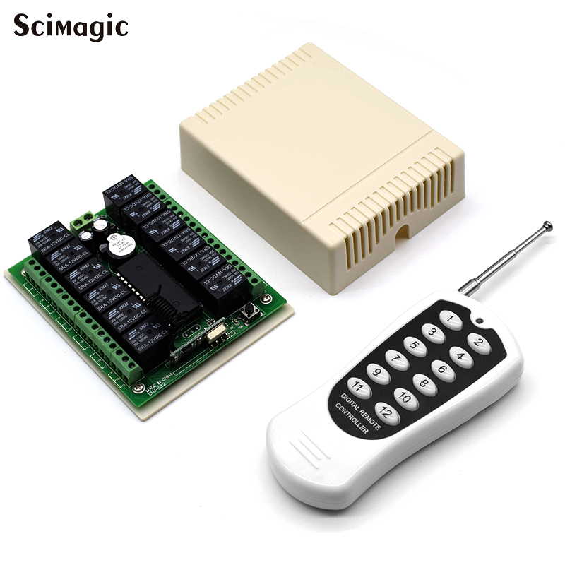 24V และ12V DC 12ช่องรีเลย์ Rel - Shelly Relay Module บทวิจารณ์และราคา
