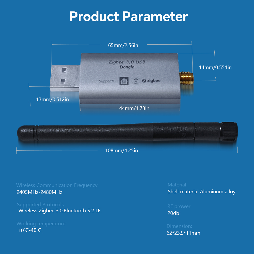 2026 ใหม่ Zigbee 3.0 Dongle-E  - Zigbee Coordinator Stick บทวิจารณ์และราคา