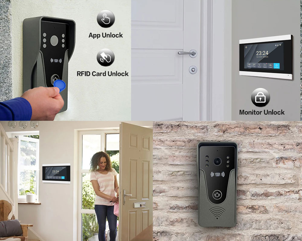 Tuya 1080P 7 นิ้วหน้าจอสัมผัสส - Smart Home Automation Diy บทวิจารณ์และราคา